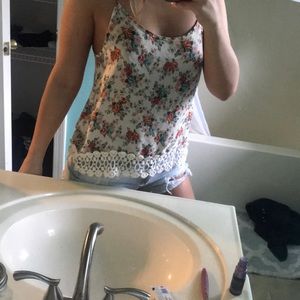Floral tank top